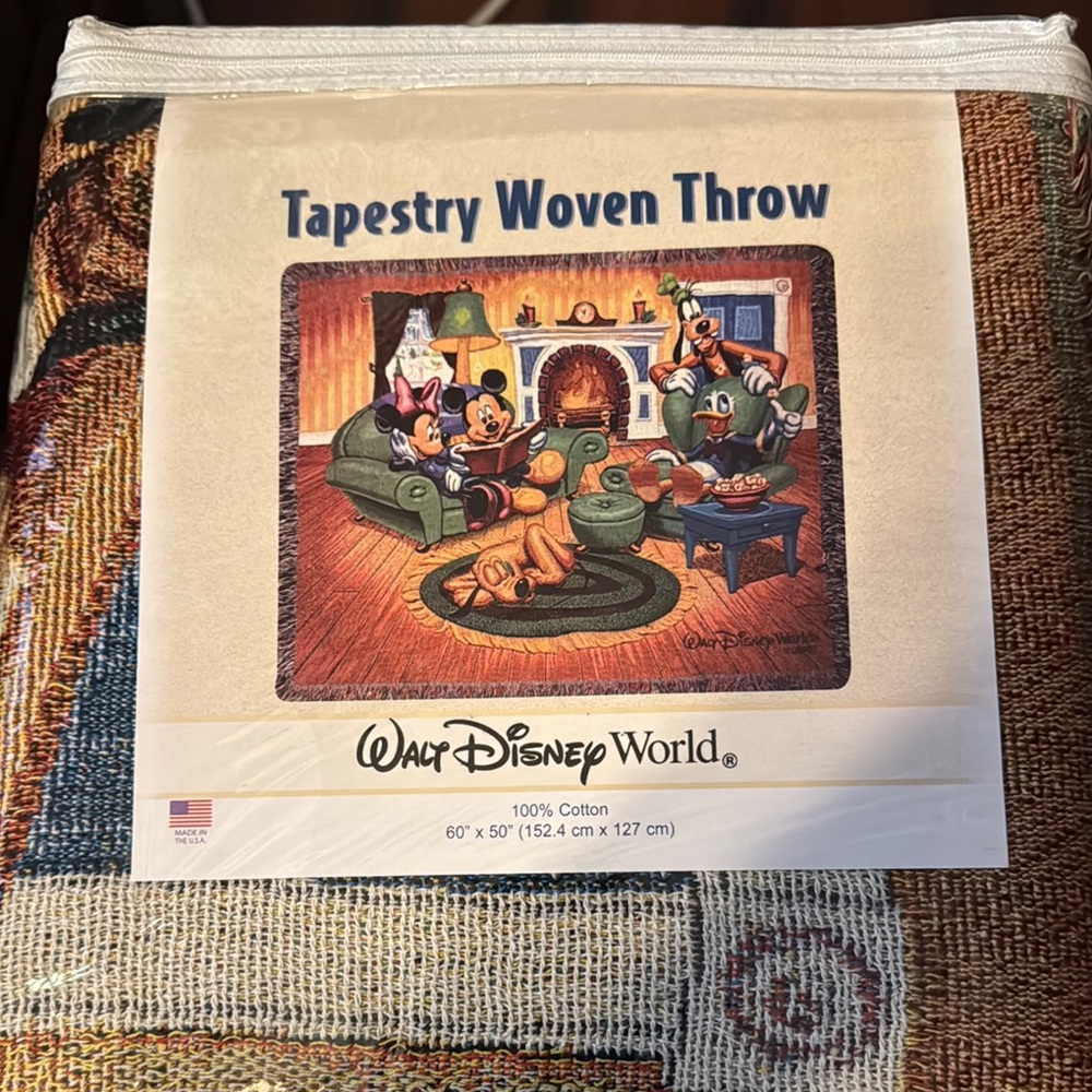 Disney Tapestry Woven Throw - Multicolor